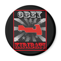 Obey Kiribati magnets by coolcountry Obey Kiribati magnets
