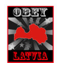 Obey Latvia t-shirts by coolcountry Obey Latvia t-shirts