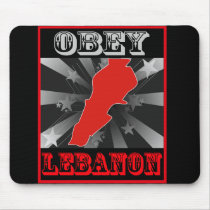 Obey Lebanon mousepads