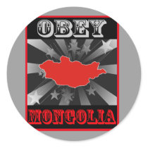 Obey Mongolia stickers