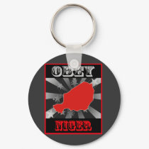 Obey Niger keychains by coolcountry Obey Niger keychains