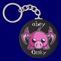 obey Oinky keychain keychains