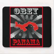 Obey Panama mousepads by coolcountry Obey Panama mousepads