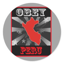 Obey Peru stickers by coolcountry Obey Peru stickers