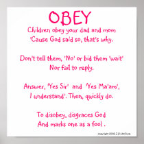 OBEY poster