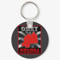 Obey Rwanda keychains by coolcountry Obey Rwanda keychains