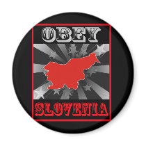 Obey Slovenia magnets