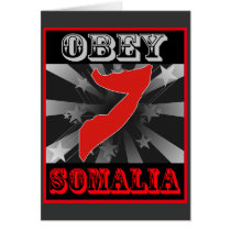 Obey Somalia cards by coolcountry Obey Somalia cards
