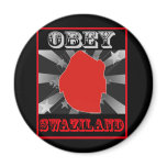 Obey Swaziland Fridge Magnet