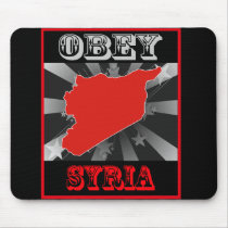 Obey Syria mousepads