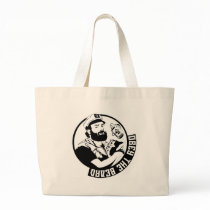 Obey the Beard Tote Bags