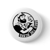 Obey the Beard Pinback Button