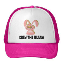 Obey the Bunny Trucker Hats