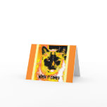 Obey the Cat - Halloween notecard