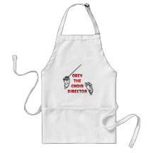 Obey the Choir Director Apron