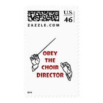Obey the Choir Director Postage Stamps