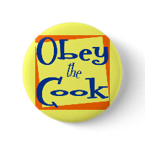 Obey the Cook Kitchen Saying buttons