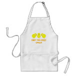 Obey The Crazy Chicks Aprons