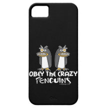 Obey The Crazy Penguins iPhone 5 Covers