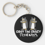 Obey The Crazy Penguins Keychains