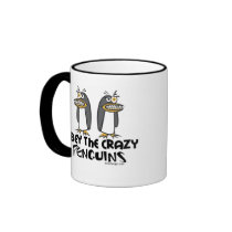 Obey The Crazy Penguins Mugs - Customized