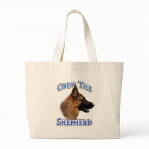 Obey the German Shepherd bags
