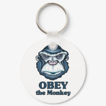 Obey the Monkey keychains