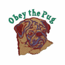Obey the Pug Embroidered Tees embroidered shirts by designsbydandy Obey the Pug Embroidered Tees embroidered shirts