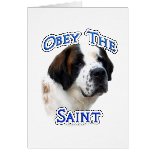 Obey the Saint card