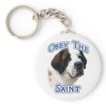 Obey the Saint Keychain