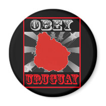 Obey Uruguay magnets