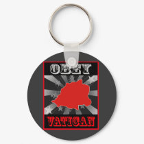 Obey Vatican keychains