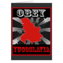 Obey Yugoslavia cards