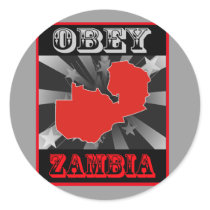 Obey Zambia stickers