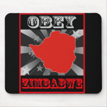 Obey Zimbabwe mousepads