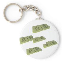Obi as O Oxygen and Bi Bismuth Key Chains