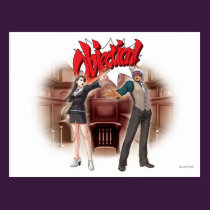 Objection! Mia & Godot postcards