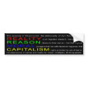 Objectivism Bumper Sticker bumper stickers