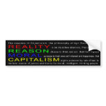 Objectivism Bumper Sticker bumper stickers
