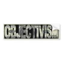 Objectivism Bumper Sticker bumper stickers by Patriot_Resistance Objectivism Bumper Sticker bumper stickers