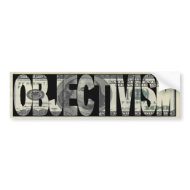 Objectivism Bumper Sticker bumpersticker
