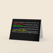 Objectivism Greeting Card