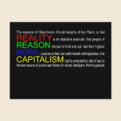Objectivism Postcard