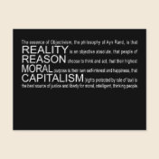Objectivism Postcard