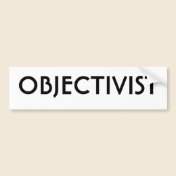 Objectivist bumper sticker