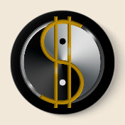 Objectivist Yin/Yang  button