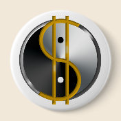 Objectivist Yin/Yang  buttons