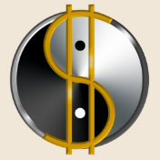 Objectivist Yin/Yang polo shirt