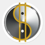 Objectivist Yin/Yang  stickers