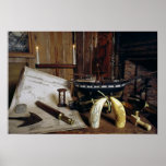 Objects from a Nineteenth Century Captain's Desk Posters